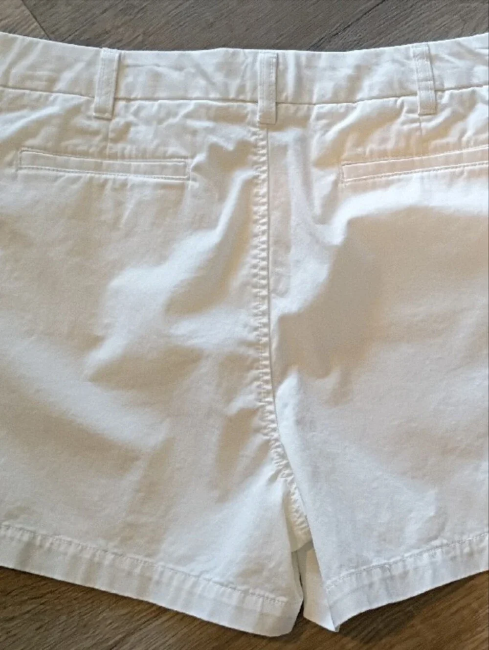 Quince Cotton Chino Ivory Shorts Sz 14 Casual Shorts